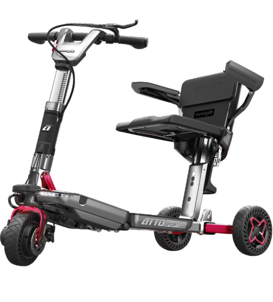 Scooter Elétrico de Mobilidade Moving Life ATTO SPORT Max — Scooter elegível SAPA | Tecnimoove